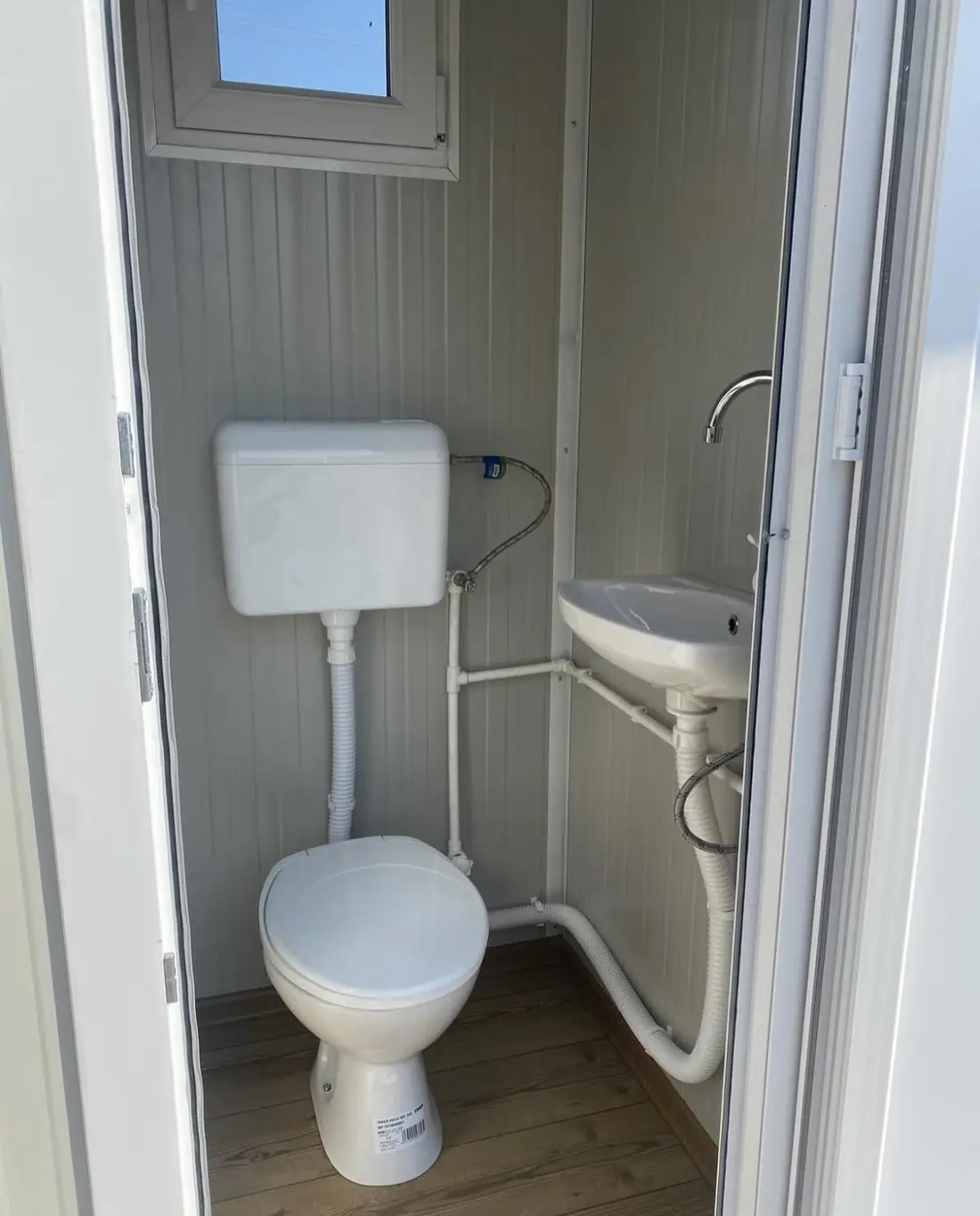 Restroom cabin interior